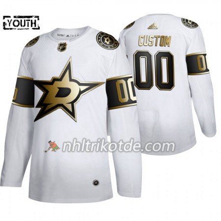 Dallas Stars Trikot Custom Adidas 2019-2020 Golden Edition Weiß Authentic - Kinder